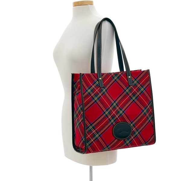 dooney and bourke plaid tote