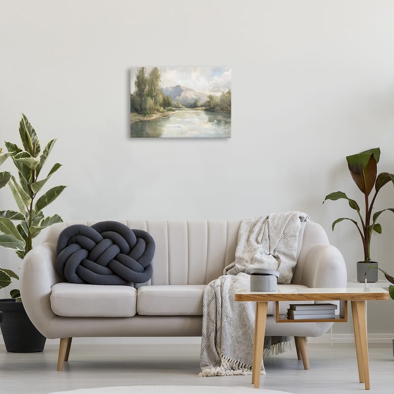 Stupell Where The River Goes Canvas Wall Art Design By Petal Prints Design