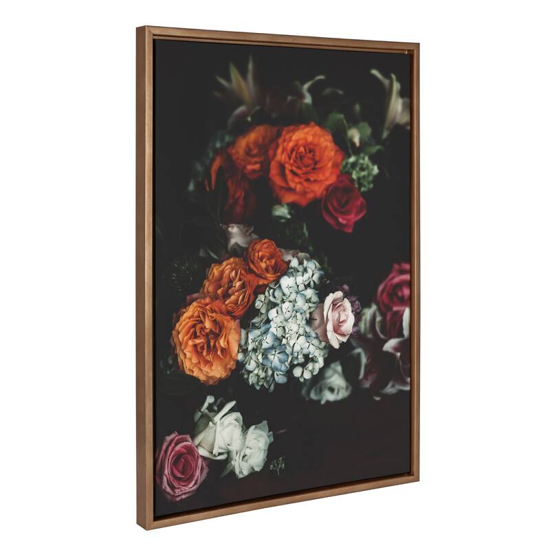 Kate and Laurel Sylvie Abundance Framed Canvas by Alicia Abla