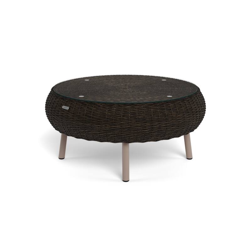 Tortuga Round Outdoor Wicker Coffee Table