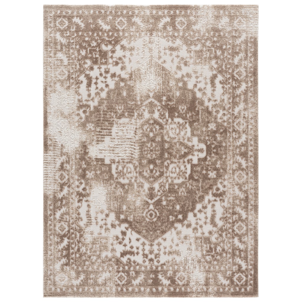SAFAVIEH Lunara Miwa Distressed Medallion Area Rug