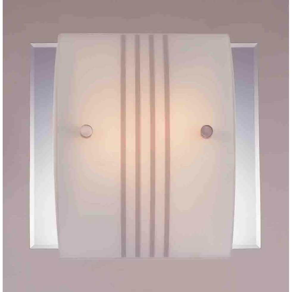Volume Lighting V6056 12" Width Wall Washer Sconce with 2 Lights and - Brushed Nickel