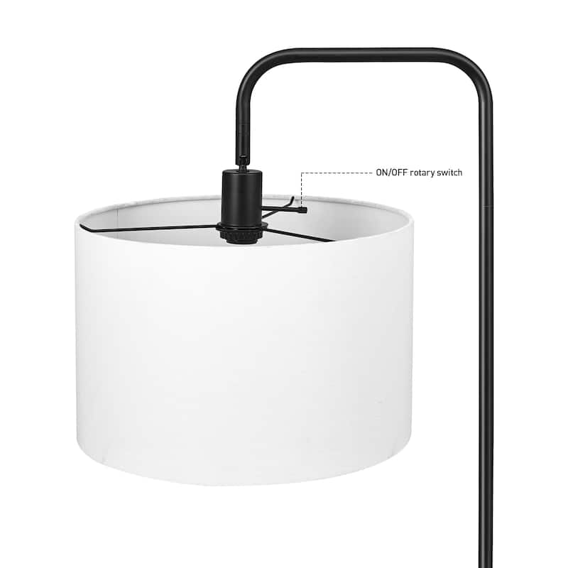 Barden 58" Floor Lamp with Linen Shade