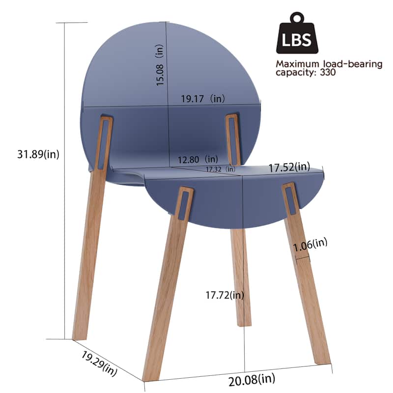 4-Pack Modern Dining Chairs