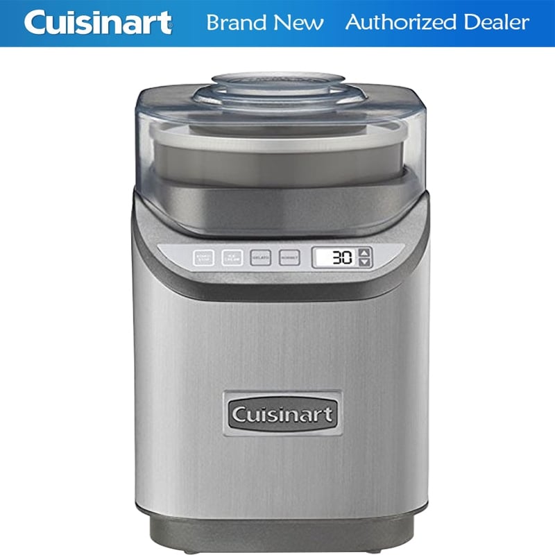 Cuisinart ICE 70 Electronic Ice Cream Maker Brushed Chrome Bed