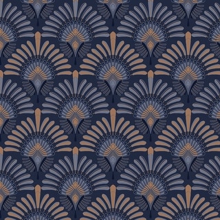 Transform Peacock Brown Peel & Stick Wallpaper