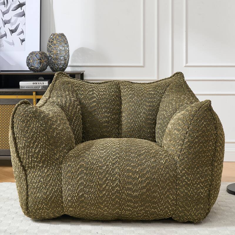 Sofa Chairs with Highly Resilient Foam for Living Rooms And Bedrooms, Comfortable Square Lazy Sofas, Sofas for Adults to Play