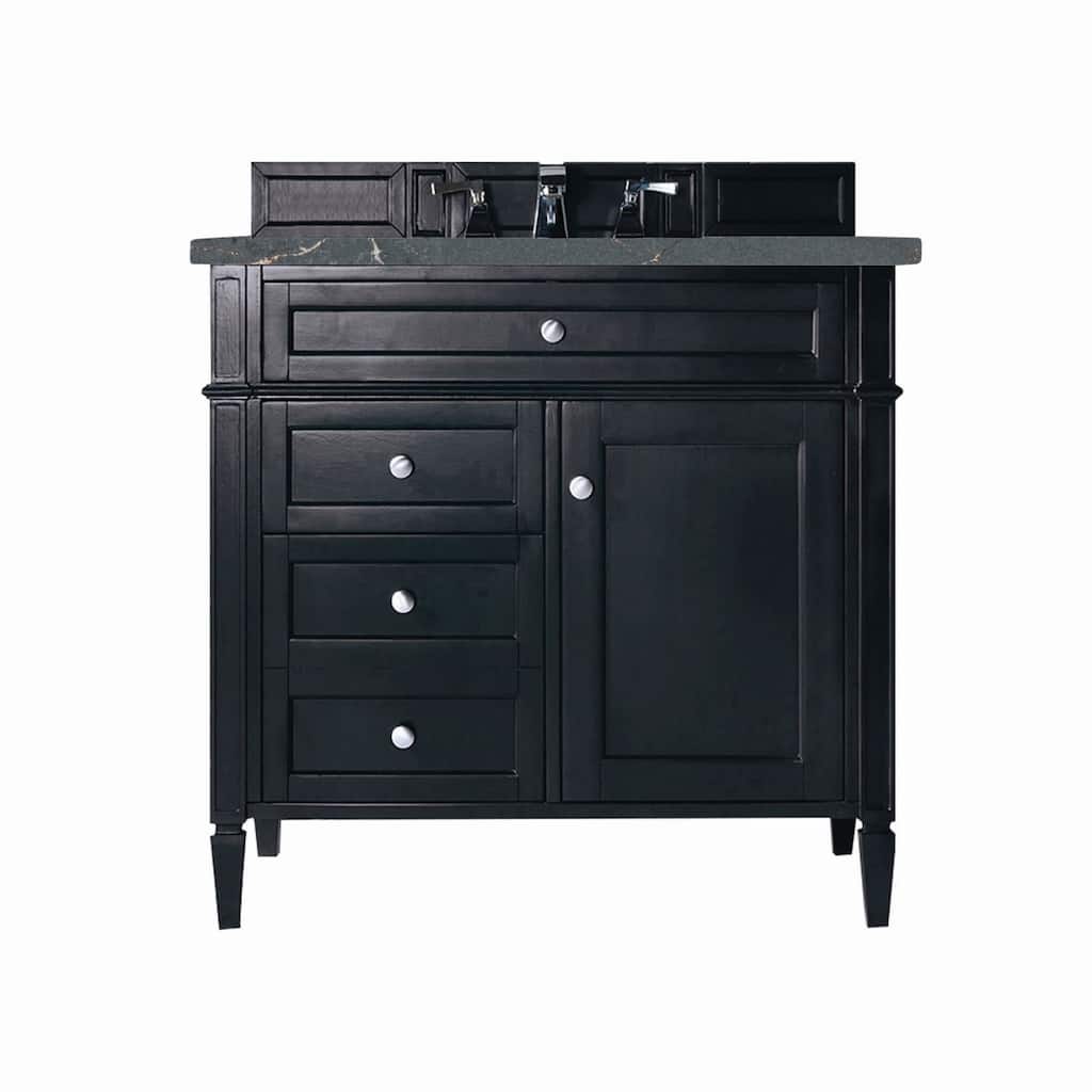 James Martin Vanities 650-V36-3PBL Brittany 36" Single Basin Poplar