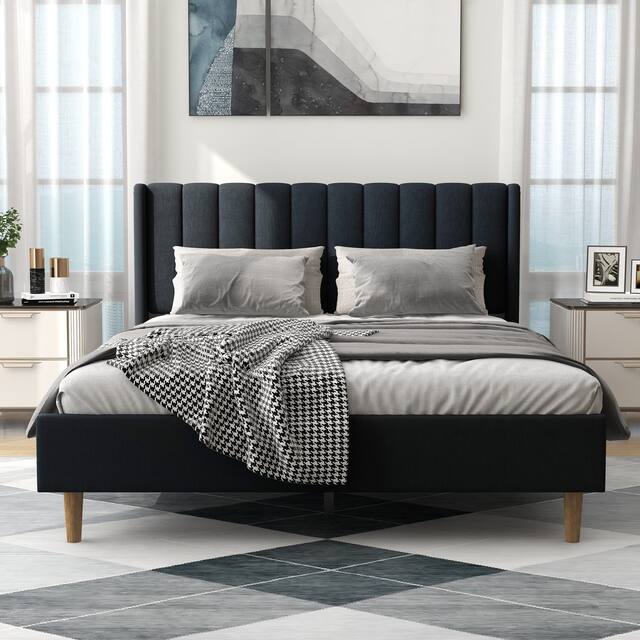 Alazyhome Upholstered Platform Bed Frame