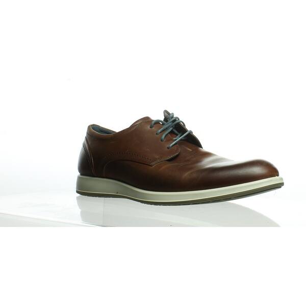 Shop Ecco Mens Jared Cognac Oxford Dress Shoe Eur 44 Free Shipping Today Overstock 27620154
