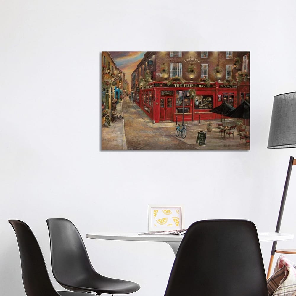 iCanvas "The Temple Bar" by Ruane Manning Canvas Print