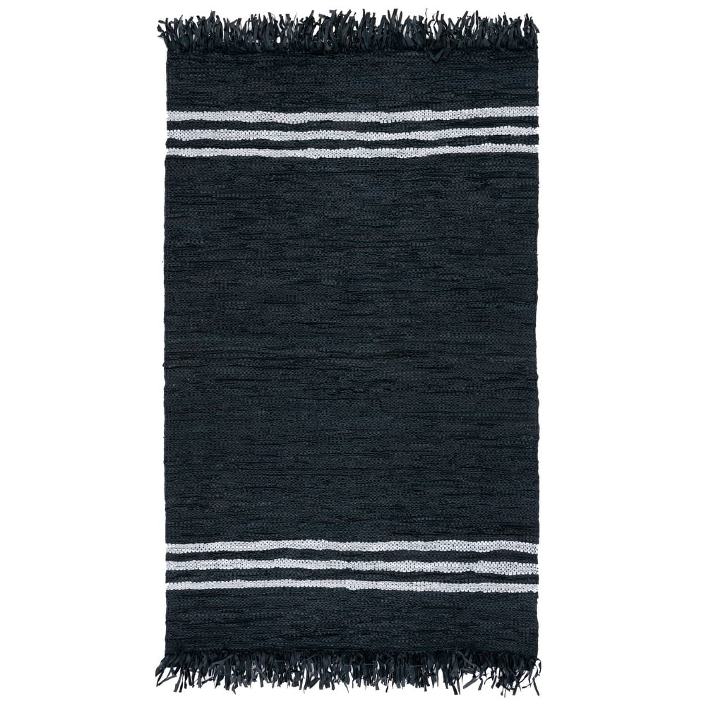 SAFAVIEH Handmade Vintage Leather Brandi Modern Rug