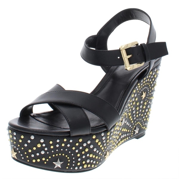 michael kors studded wedges