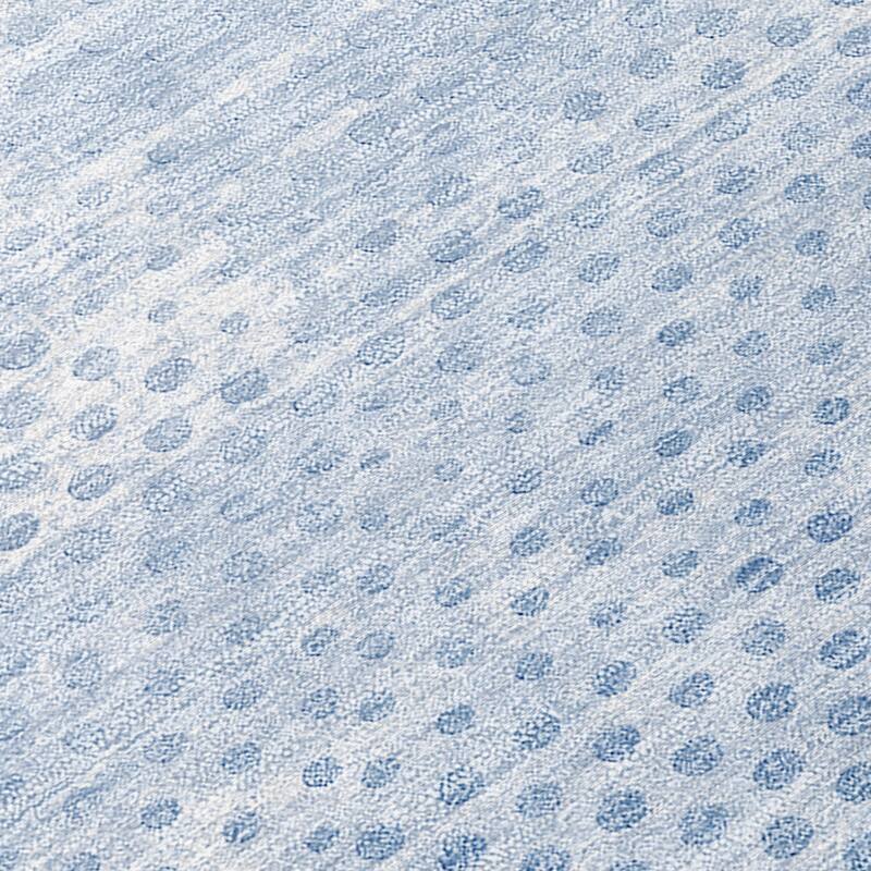Machine Washable Indoor/ Outdoor Modern Diamonds Chantille Rug