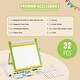 preview thumbnail 6 of 9, Christmas Gift! 3-in-1 Tabletop Kids Art Easel Double-Sided Magnetic Whiteboard Chalkboard - Multi