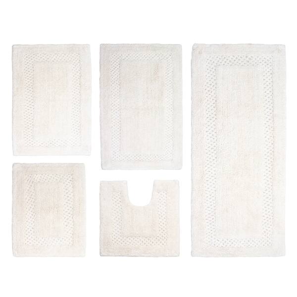 Shop Classy Collection Absorbent Cotton Soft 5 Piece Bath Rug Set Machine Washable 17 X24 21 X34 20 X20 21 X54 24 X40 Overstock 32254286