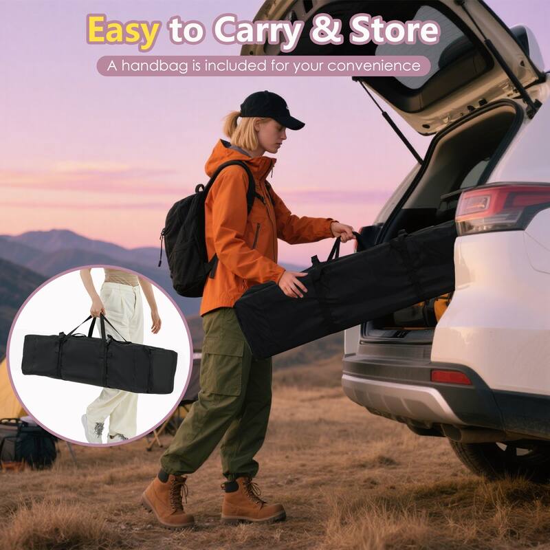 Gymax 10 X 10 FT Pop up Canopy Tent w/ Portable Carrying Bag 8 Stakes