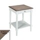 preview thumbnail 4 of 10, Convenience Concepts French Country 1 Drawer End Table with Shelf