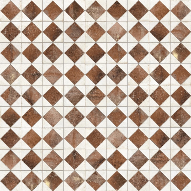 Merola Tile Kings Arles Brown 13" x 13" Ceramic Floor and Wall Tile