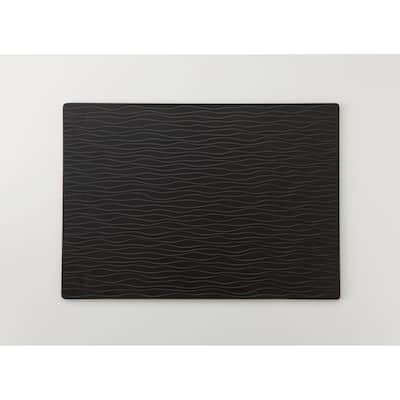 Red Vanilla Black River Serving Plate 17 x 12 (Set of 2)