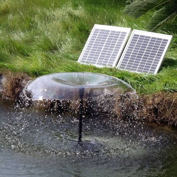 Shop Sunnydaze Solar Pump And Solar Panel Fountain Kit With 120 Lift 396 Gph Overstock 15366146