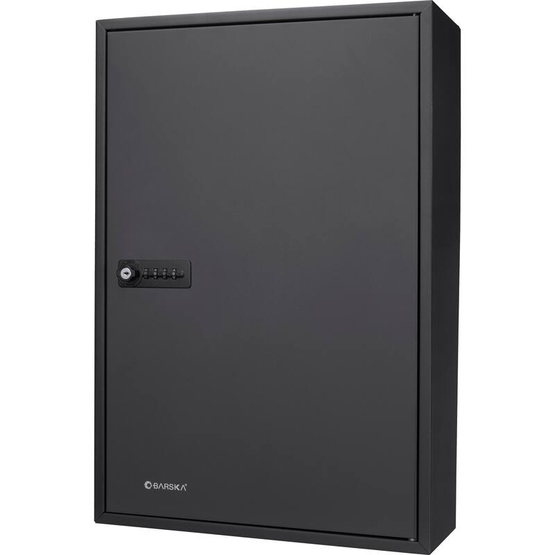 200 Adjustable Key Cabinet With Combination Lock Black
