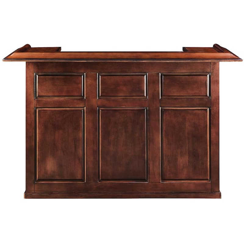 72 Inch Wood Dry Bar - Chestnut