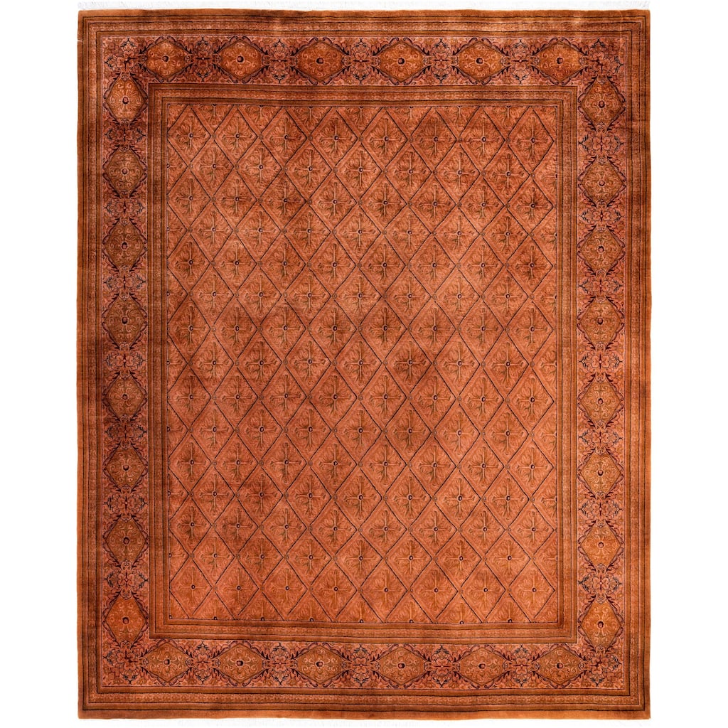 Overdyed One-of-a-Kind Hand-Knotted Area Rug - Brown - 8' 2" x 10' 1"