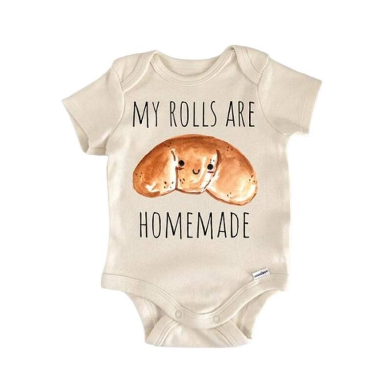 Bread Baking Loaf Baker Foodie - Baby Boy Girl Clothes Infant Bodysuit Funny Cute - White - 0-3M