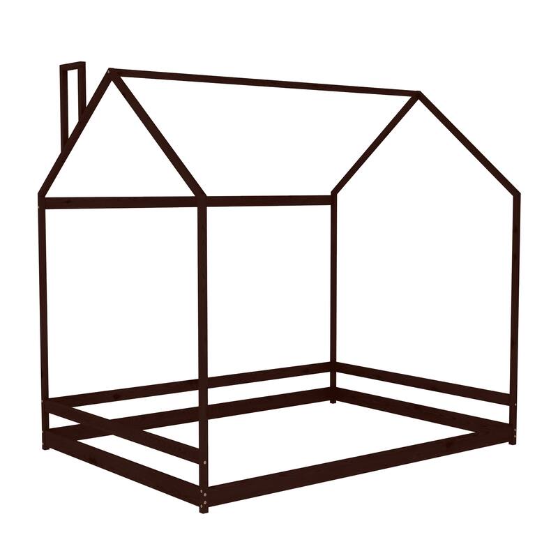 House Bed Frame Wood Bed