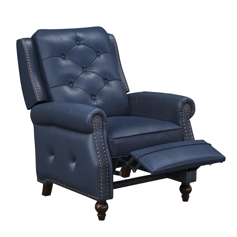 Leather Recliner Chair Accent Chairs for Living Room Set of 2