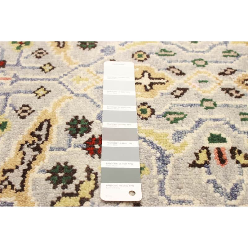 ECARPETGALLERY Hand-knotted Serapi Heritage Light Grey Wool Rug - 2'5 x 10'1
