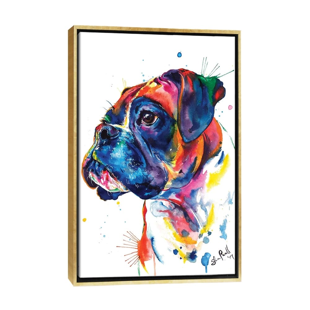 iCanvas "Boxer II" by Weekday Best Framed Canvas Print