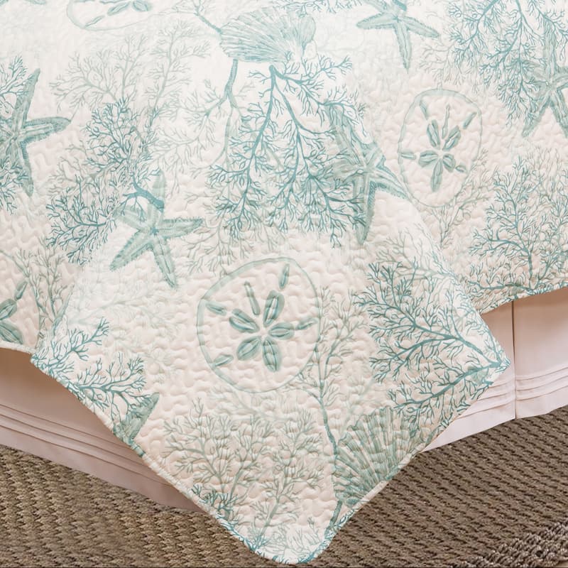Ocean Treasures Quilt Set - Reversible and Machine Washable