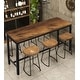 preview thumbnail 5 of 5, VEIKOUS 47" Furniture Retro Industrial High Bar Dining Table