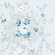 preview thumbnail 4 of 2, Shabby Chic by Rachel Ashwell Garden Floral Soft Blue Wallpaper