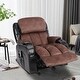 preview thumbnail 2 of 13, Faux leather manual Heated Massage Chair with Rocking