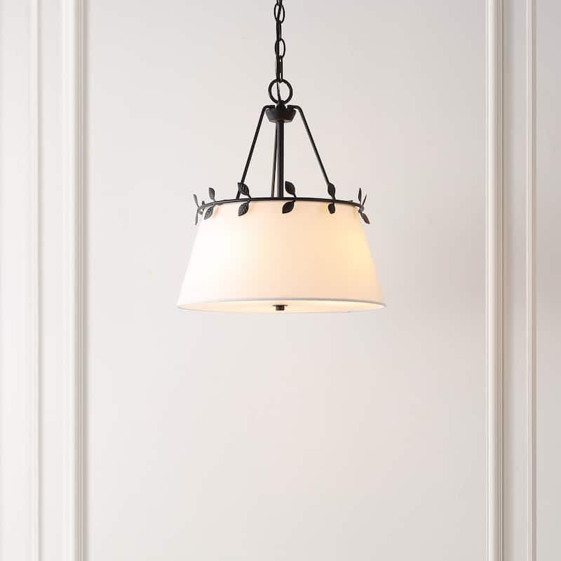 SAFAVIEH Lighting Lizzi 3-Light Adjustable Pendant Chandelier (LED Bulbs Included) - 15 In. x 15 In. x 20-79 In.