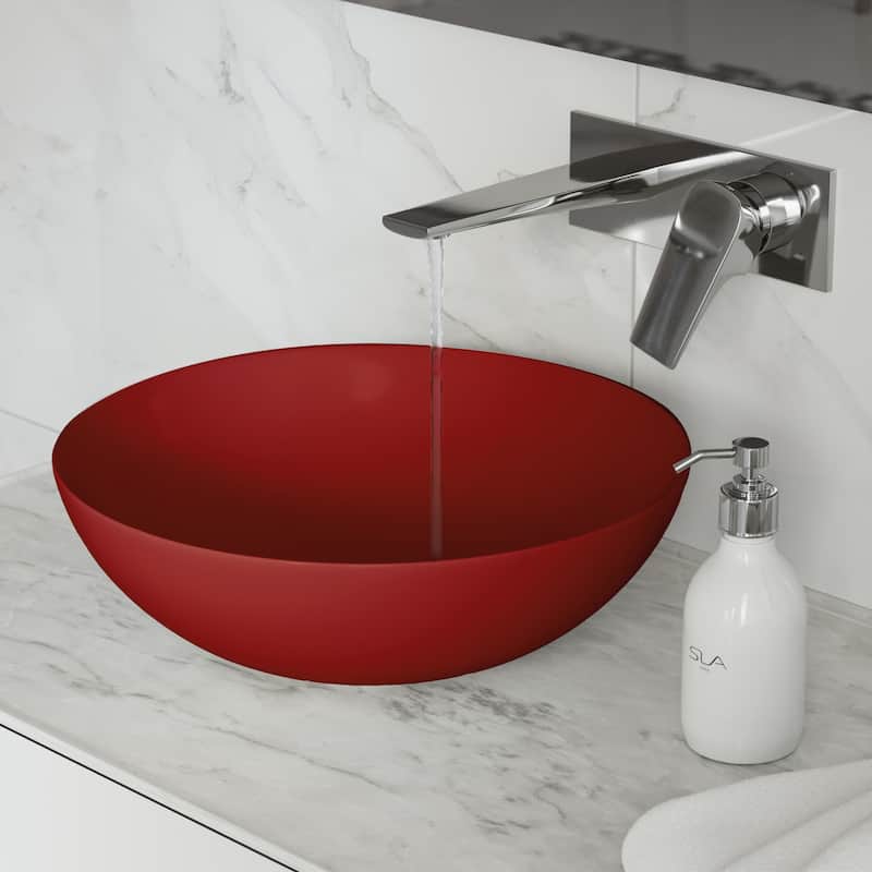 Swiss Madison SM-VS24 Classe 15-5/16" Round Ceramic Vessel Bathroom