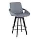 Option Grey Faux Leather