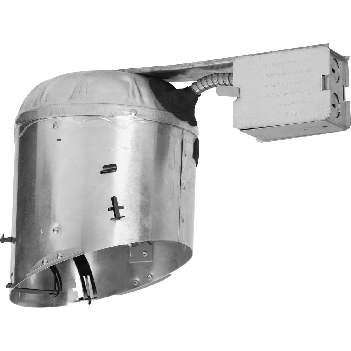 Progress Lighting 6 in. Steel Recessed Slope Ceiling Remodel Non-IC Housing for 6 in. Trim - Galvanized - Medium