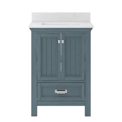 CRAFT + MAIN BAVT2522D-QCV Brantley 24" Free Standing Single Basin