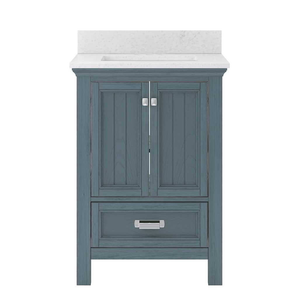 CRAFT + MAIN BAVT2522D-QCV Brantley 24" Free Standing Single Basin
