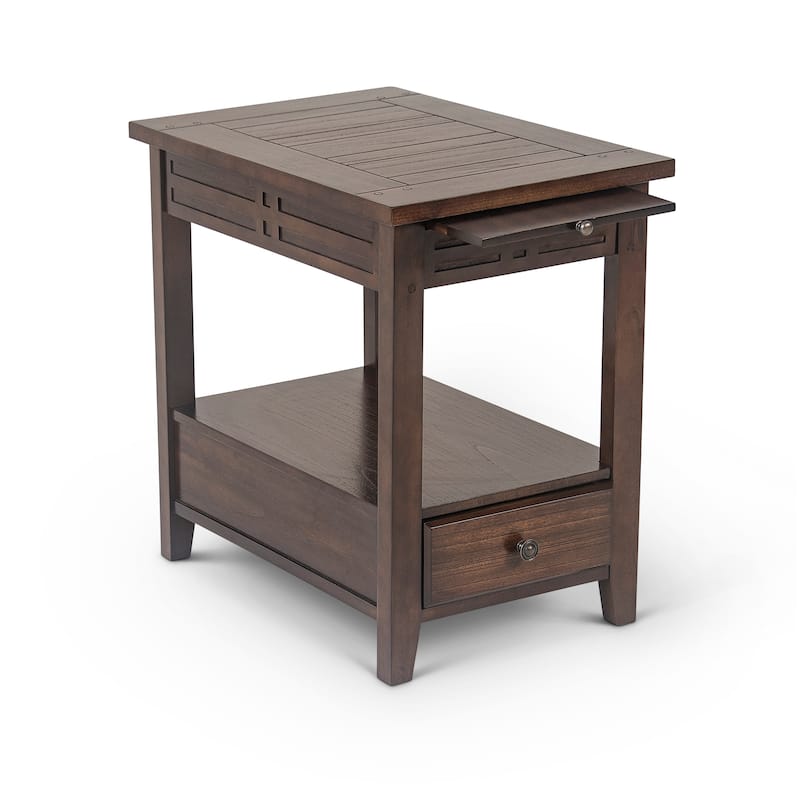 Steve Silver Vallee Mocha Cherry Chairside Table