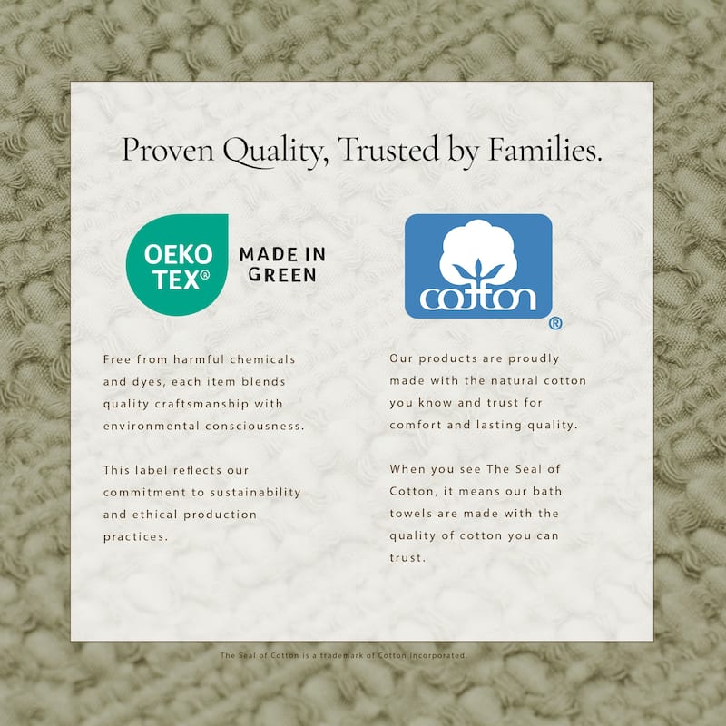 Linery & Co. 100% Cotton Reversible Honeycomb Waffle / Percale Duvet Cover Set