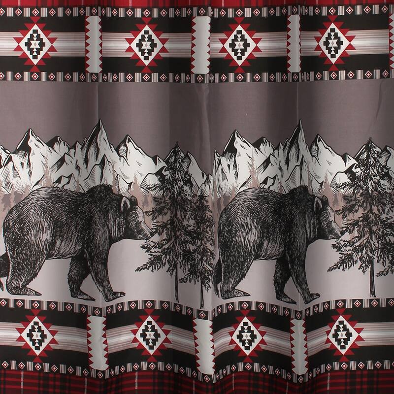 Greenland Home Fashions Timberline Bath & Shower Curtain