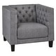 preview thumbnail 16 of 14, Lifestorey Modern Chesterfield Back Accent Chair