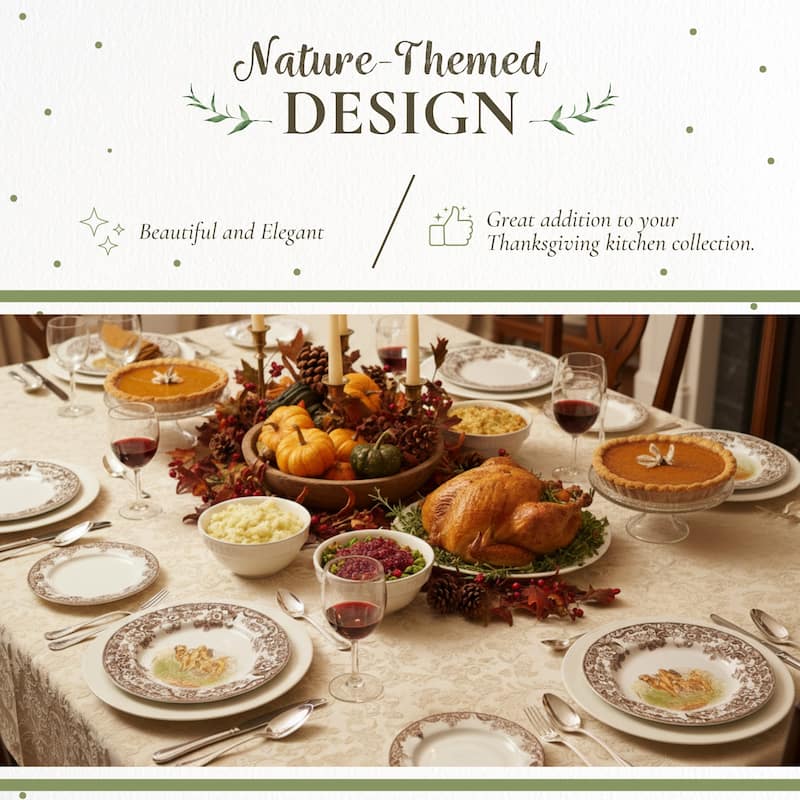 Spode Woodland Salad Plate - Assorted Animals