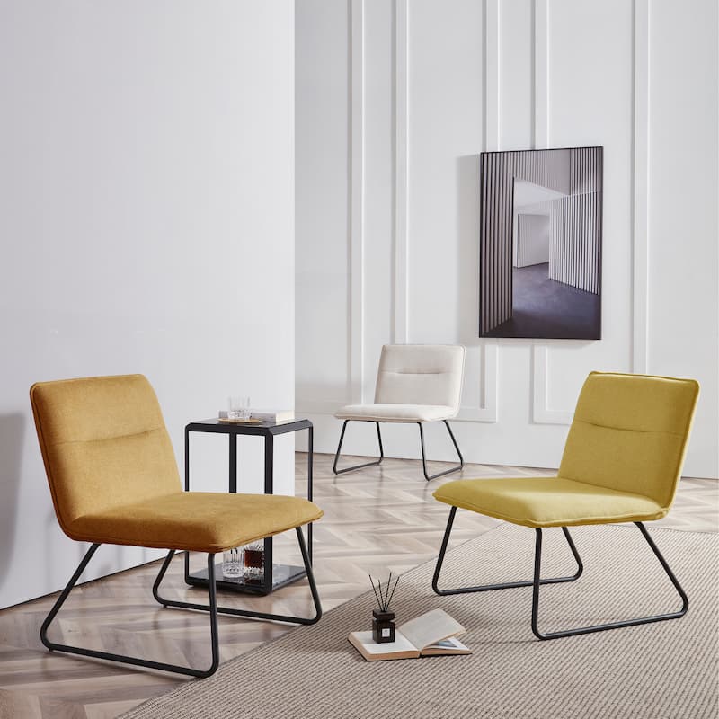 Corvus Cosmo Fabric Lounge Accent Slipper Chair
