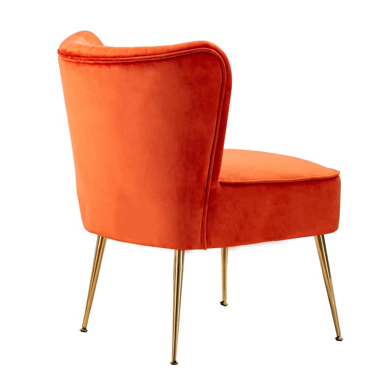 Haven Contemporary Velvet Upholstered Accent Chair
